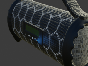 music column 3D 模型