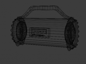 music column 3D 模型