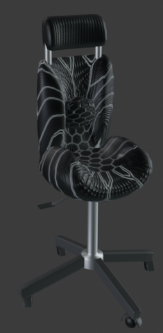 computer chair 3D-Modell .c4d .max .obj .3ds .fbx .stl .blend 