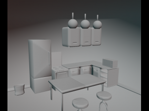 dining room Modelo 3D