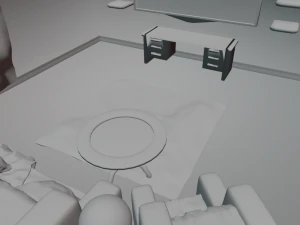 sal&atilde;o Modelo 3D