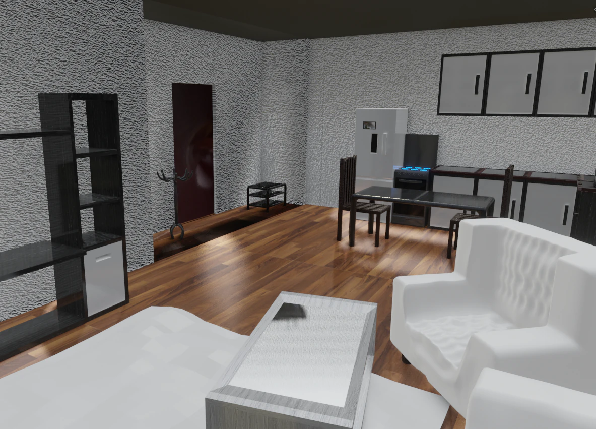 hall 3D Model .c4d .max .obj .3ds .fbx .stl .blend 