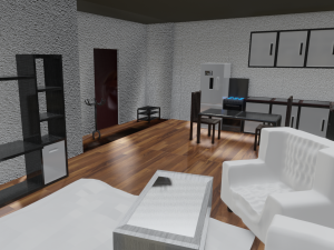 hall 3Dモデル