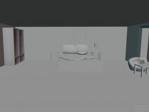 bedroom 3Dモデル