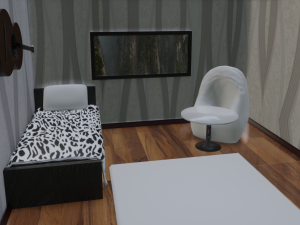 bedroom childrens room Modèle 3D