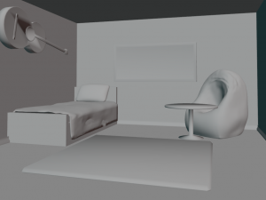 bedroom childrens room Modelo 3D