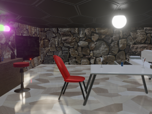 barhall 3D Model