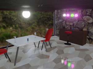 barhall 3D Model