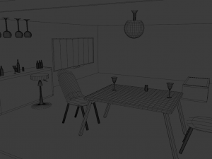 barhall 3D Model