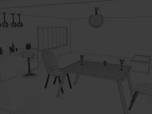 barhall 3D Model