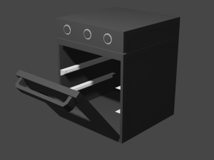 oven 3D 模型