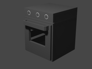 oven 3D 模型