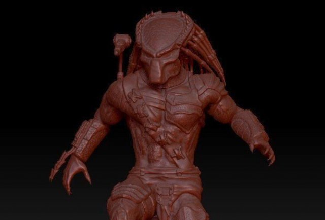 Predator hunter 3d print model Model Cetak 3D .c4d .max .obj .3ds .fbx .stl .blend 