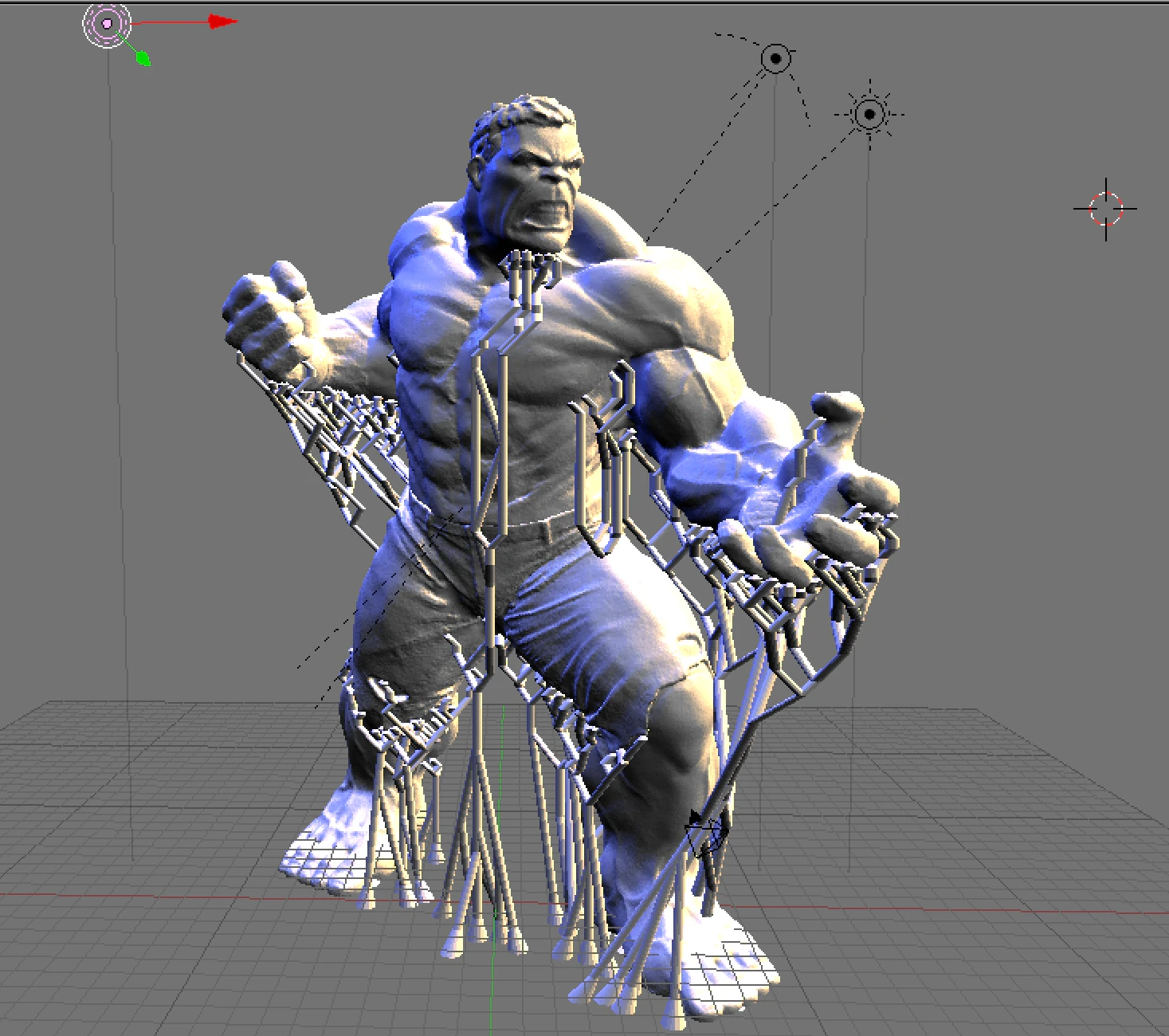 hulk 3d print model 3D Print Model .c4d .max .obj .3ds .fbx .stl .blend 