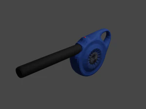 Modelo detalhado de soprador de folhas de baixo poli Modelo 3D