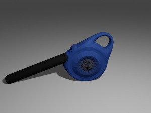 Detailed low-poly leafblower model 3D Модель