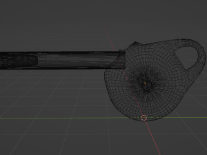 Detailed low-poly leafblower model 3D Модель