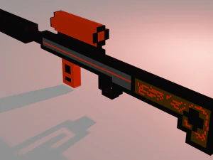 पिस्तौल राइफल ग्रेनेड 3D मॉडल