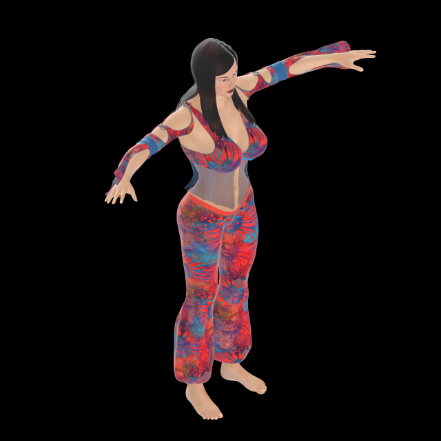 mathira rigged model 3D 模型 .c4d .max .obj .3ds .fbx .stl .blend 