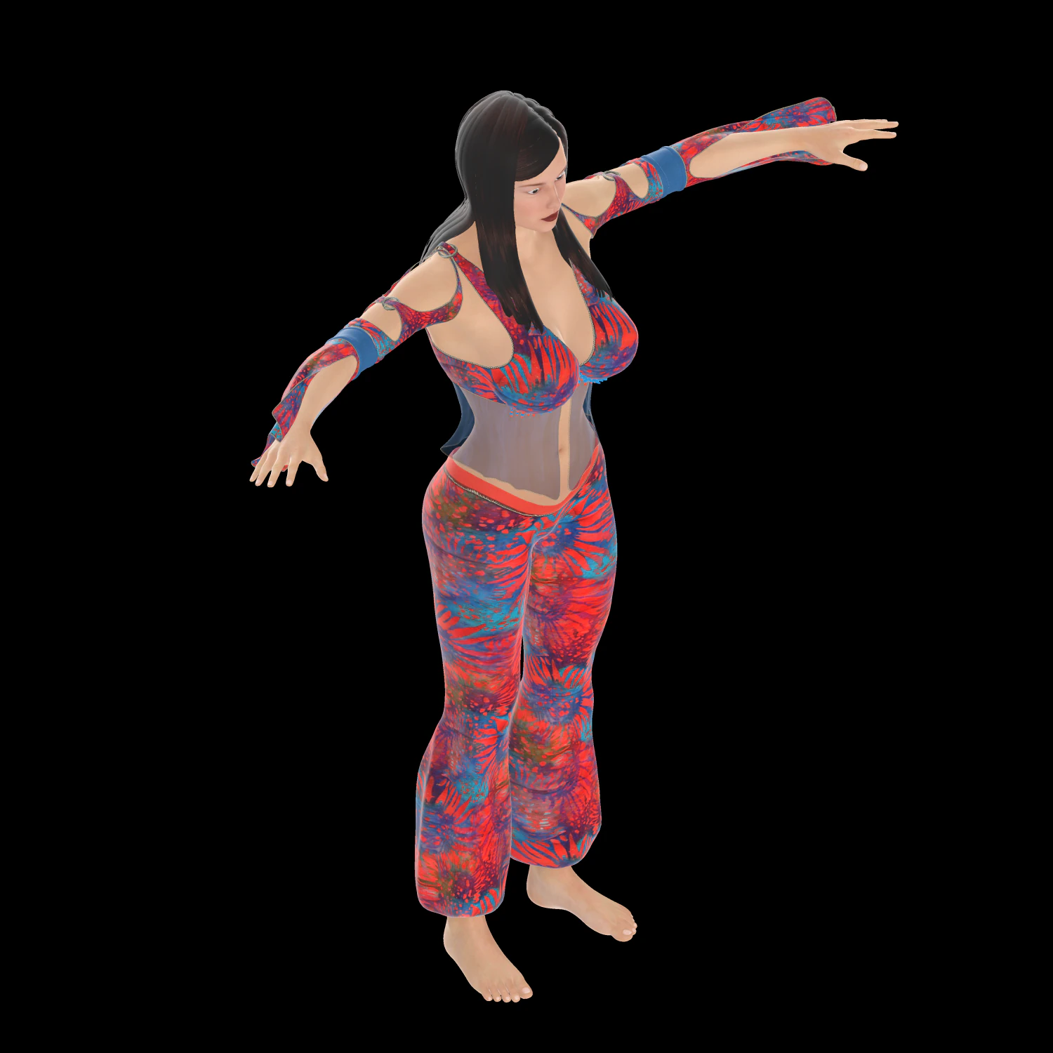 mathira rigged model 3D Model .c4d .max .obj .3ds .fbx .stl .blend
