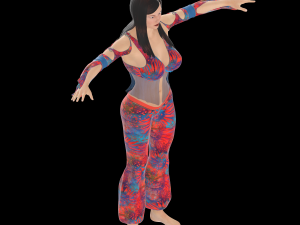 mathira rigged model 3D Model