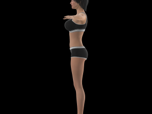 neda rigged modal Model 3D