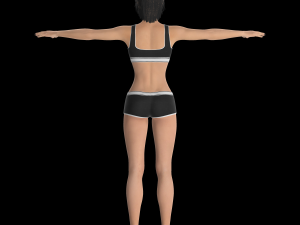 neda rigged modal Model 3D