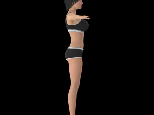 neda rigged modal 3D Model