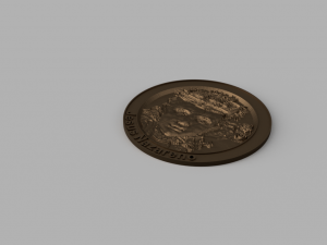 jesus nazareno - medalla 3D Baskı Modeli