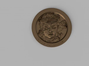 jesus nazareno - medalla 3D Print Model