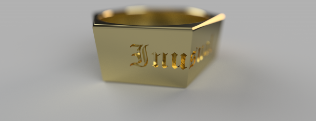 inusual ring tuerca 3D 프린트 모델 .c4d .max .obj .3ds .fbx .stl .blend