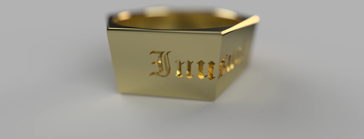 inusual ring tuerca 3D Print Model .c4d .max .obj .3ds .fbx .stl .blend 