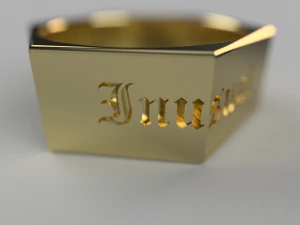 tuerca de anillo inusual Modelo de impresión 3D