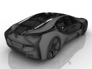 car i8 Modèle 3D