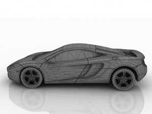 mclaren 3D मॉडल