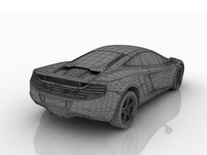mclaren 3D मॉडल