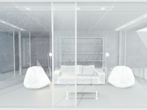 living room Modelo 3D