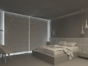 bedroom 3Dモデル