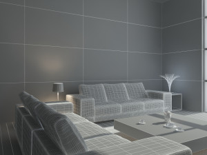 living room 3D Model