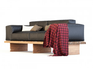 refolo sofa 3D 模型