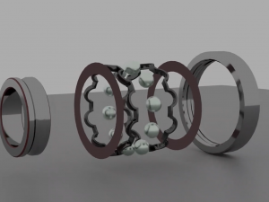Ball bearing 3D Model
