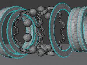 Ball bearing 3D Model