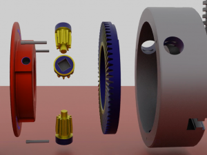Lathe chuck 3D Modell