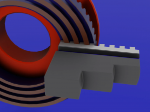 Lathe chuck 3D Modell