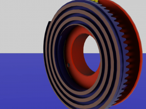 Lathe chuck 3D Modell