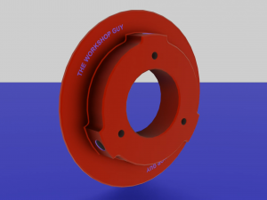 Lathe chuck 3D Modell
