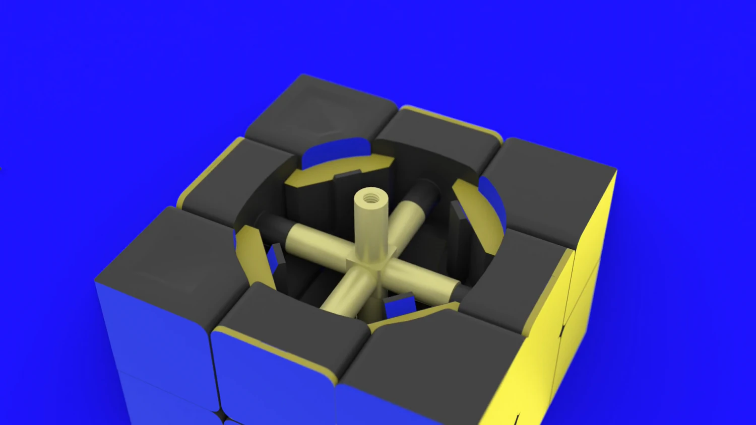 Rubiks cube 3D Model .c4d .max .obj .3ds .fbx .stl .blend