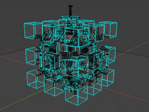 Rubiks cube 3D Model
