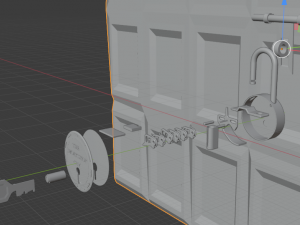 Door lock 3D Model