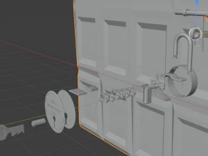 Door lock 3D Model